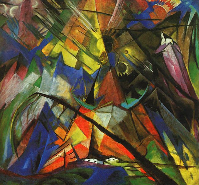 Art expressionista com el quadre 'Tirol' (1941), de Marc Franz/-50