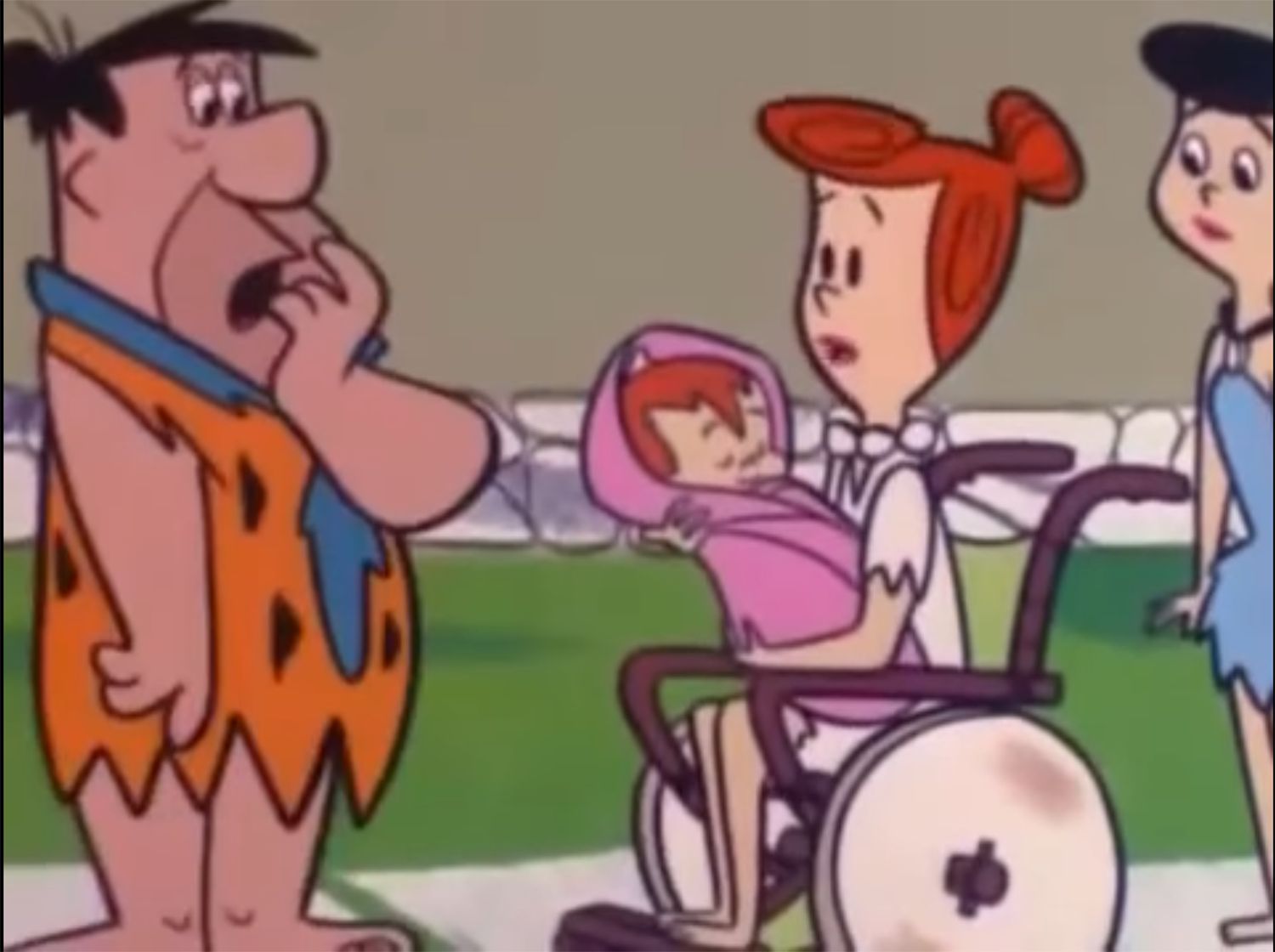 Captura de pantalla d''Els Picapedra', de l'estudi d'animació Hanna-Barbera. .