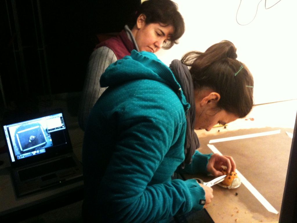 'Set' de rodatge d'un stop-motion. Font: Orse (Flickr). .