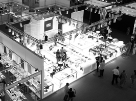 A stand in a trade fair