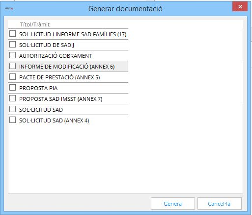 Hi ha múltiples interfícies que faciliten als professionals dels serveis socials la gestió administrativa relacionada amb el servei./15