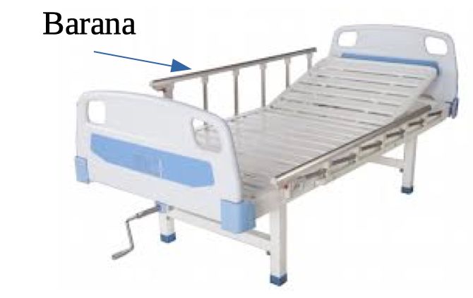 Barana de llit hospitalari/-30 Barana de llit hospitalari/-30