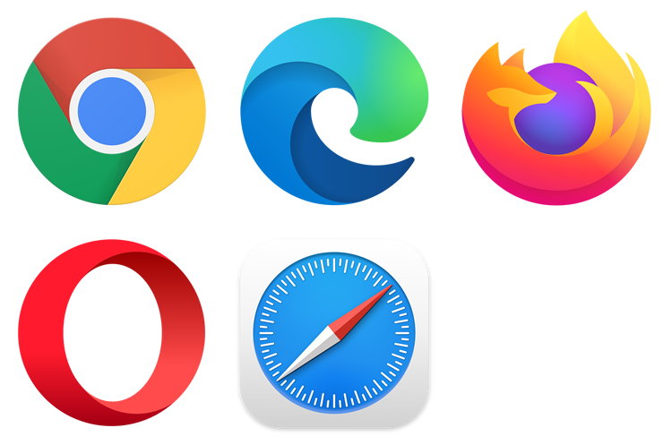 Logotips dels navegadors web més importants