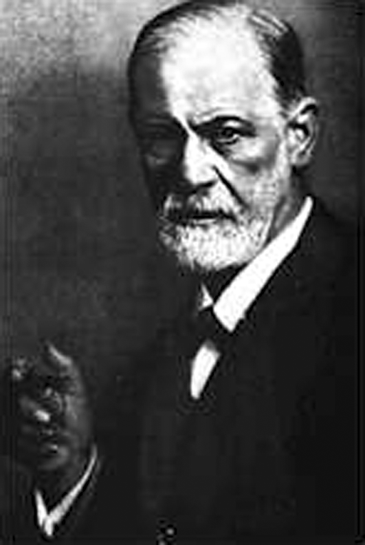 El pare de la psicoanàlisi Sigmund Freud (1956-1939). Retrat.