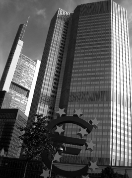Eurotorre, seu del Banc Central Europeu (BCE). Frankfort, Alemanya