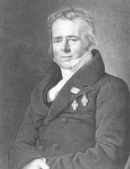 El físic i químic danès Hans Christian Oersted (1777-1851) va predir l'any 1813 l'existència dels fenòmens electromagnètics i sis anys després es va demostrar gràcies als treballs d'Ampère. Oersted va demostrar que un corrent elèctric genera al seu voltant un camp magnètic, fet essencial que va donar pas a l'estudi de l'electromagnetisme. Retrat.