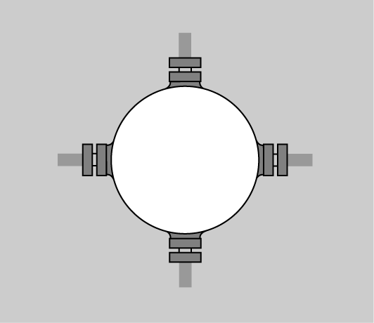 039;empalmaments. La unió amb el tubs s&