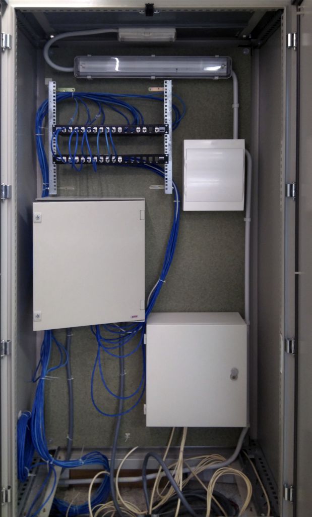 Instal·lació del punt d'interconnexió en el registre principal del RITI. .