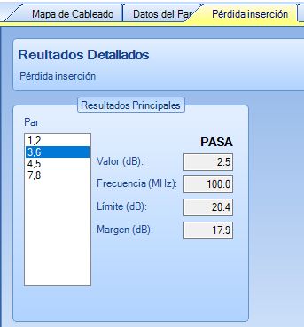 Comprovació de l'atenuació de la presa d'usuari del dormitori 1 de l'habitatge PB A. .