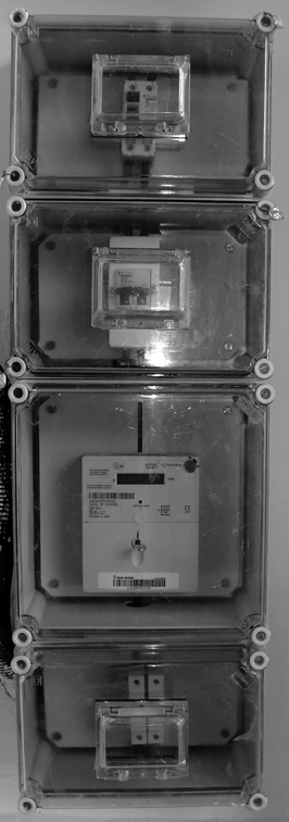 Punt de connexió d'una instal·lació monofàsica/-30