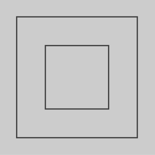 Receptor de classe 2. Dos quadrats concèntrics.
