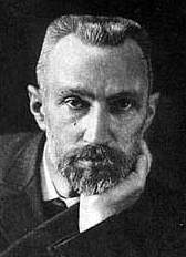 El físic francès Pierre Curie (1859-1906), tot i que ha passat a la història per les seves investigacions sobre radioactivitat, que li van valdre el premi Nobel de física l'any 1903, va descobrir la piezoelectricitat el 1880, quan tenia només 21 anys. Retrat.