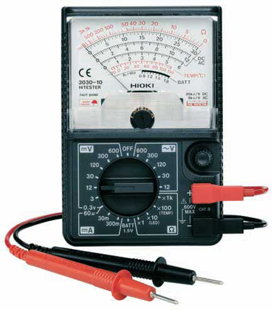 Multímetre analògic. Multímetre d'agulla.
