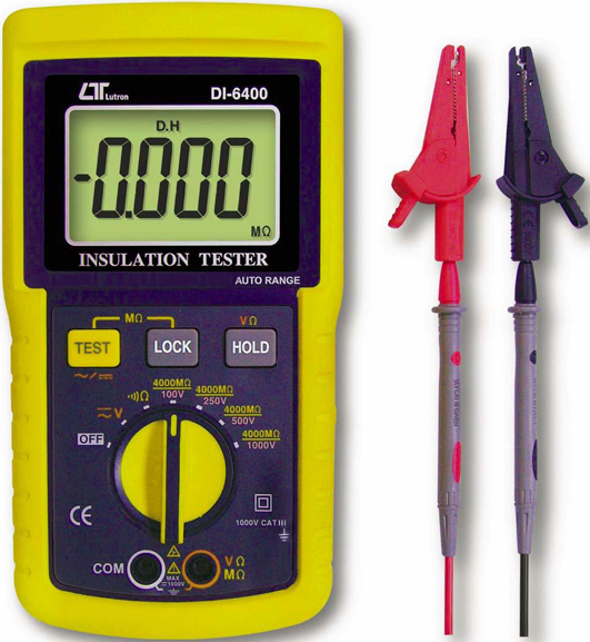 Megaòhmmetre. Dispositiu digital per mesurar grans resistències.