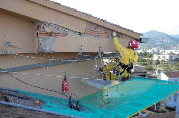Les operacions de risc acostumen a ser freqüents en el sector de la construcció, tant obra nova com rehabilitació i manteniment dels edificis (Font: OSALAN)./-50