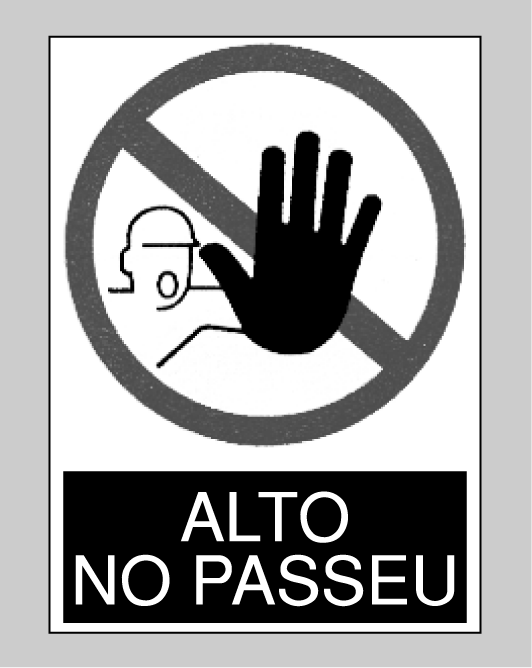 Entrada prohibida a persones no autoritzades./80 Entrada prohibida a persones no autoritzades./80