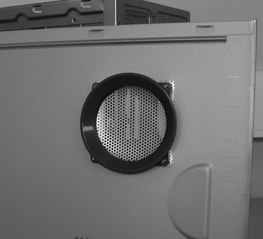 Detall de les ranures de ventilació per a la CPU