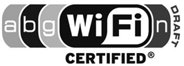 Etiqueta de certificació WI-FI Etiqueta de certificació WI-FI