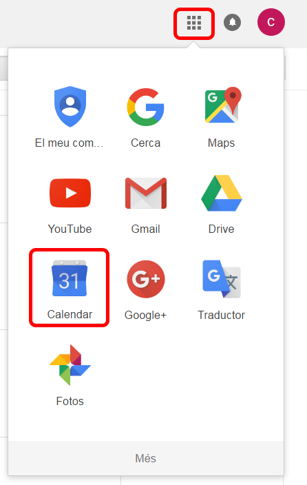 Accés a Google Calendar