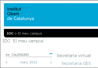 Entrada a la Secretaria GES