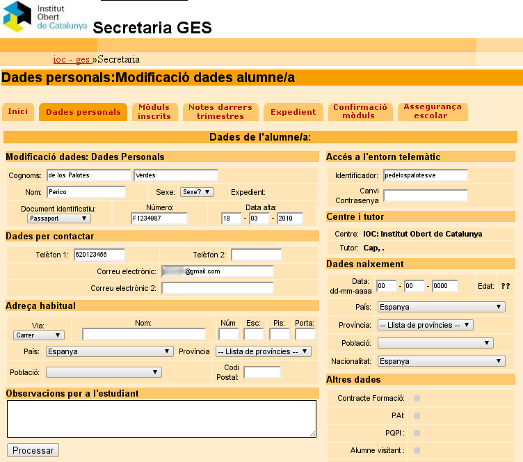 Secretaria GES